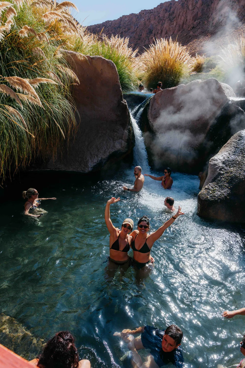 Termas de Puritama, oásis com piscinas naturais