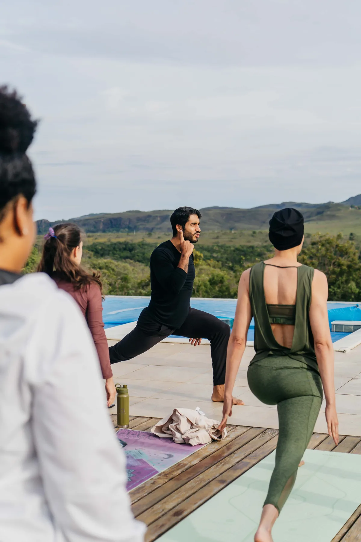 Encontro humano na Chapada, troca dentro do cenário
