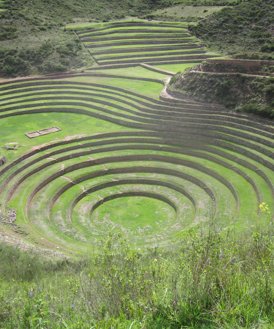 Terraços circulares de Moray no Vale Sagrado